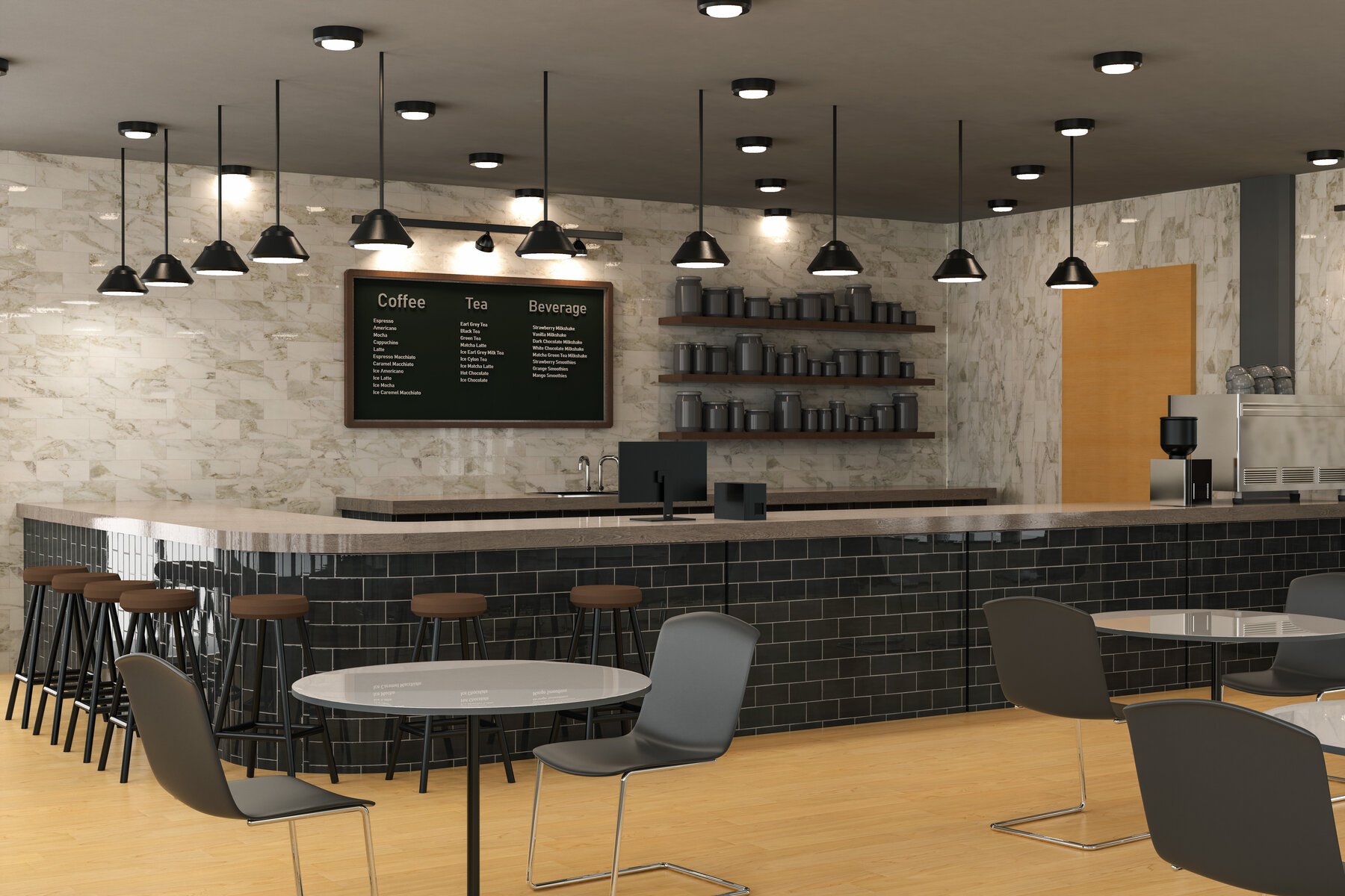 Interior Café Rincón Sur